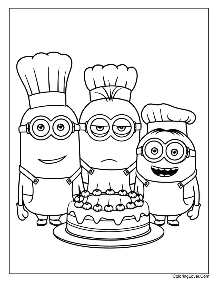 54 Minion Coloring Pages Free Printables For All Ages  54 Minion Coloring Pages Free Printables For All Ages