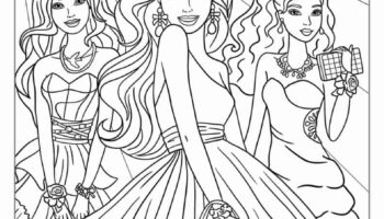 58 Barbie Coloring Pages Free PDF Printables 