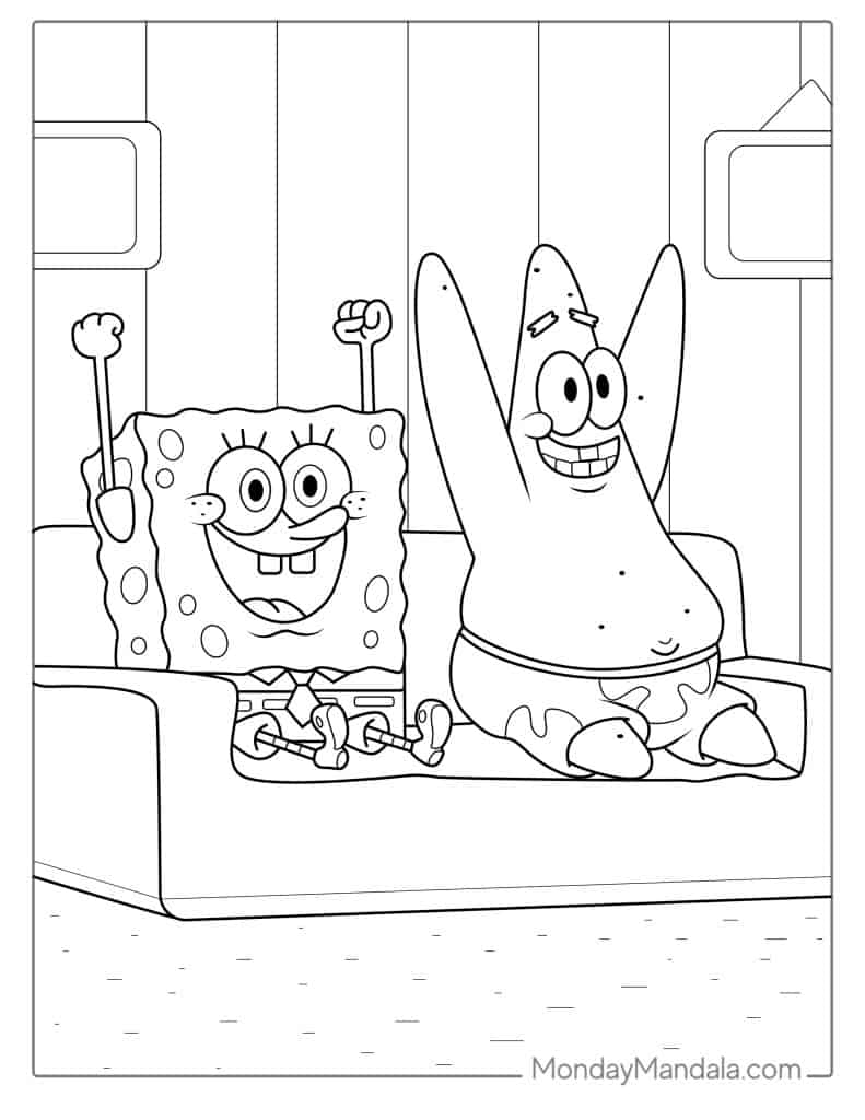 58 SpongeBob Coloring Pages Free PDF Printables 58 SpongeBob Coloring Pages Free PDF Printables