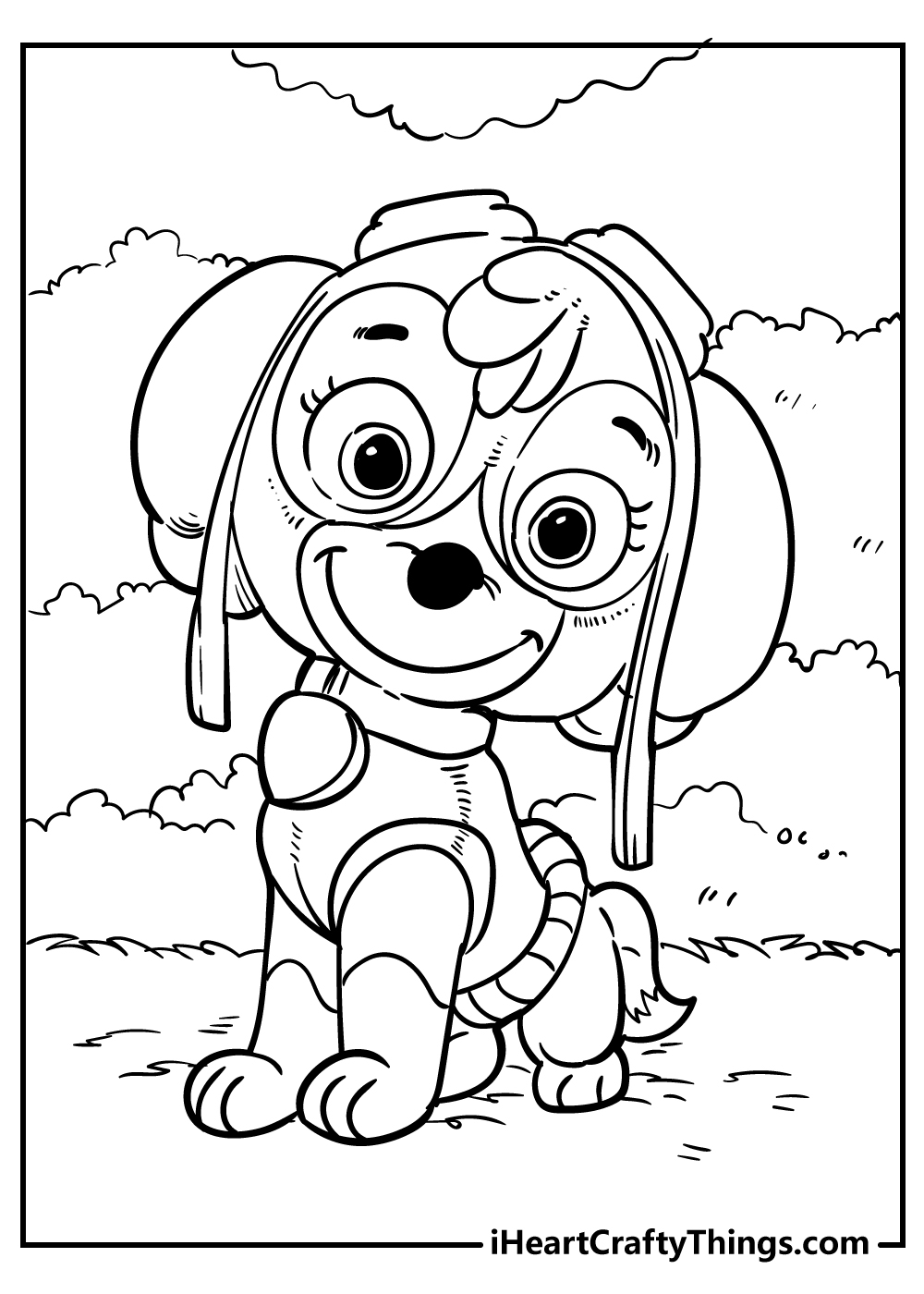 paw patrol coloring page paw patrol coloring page