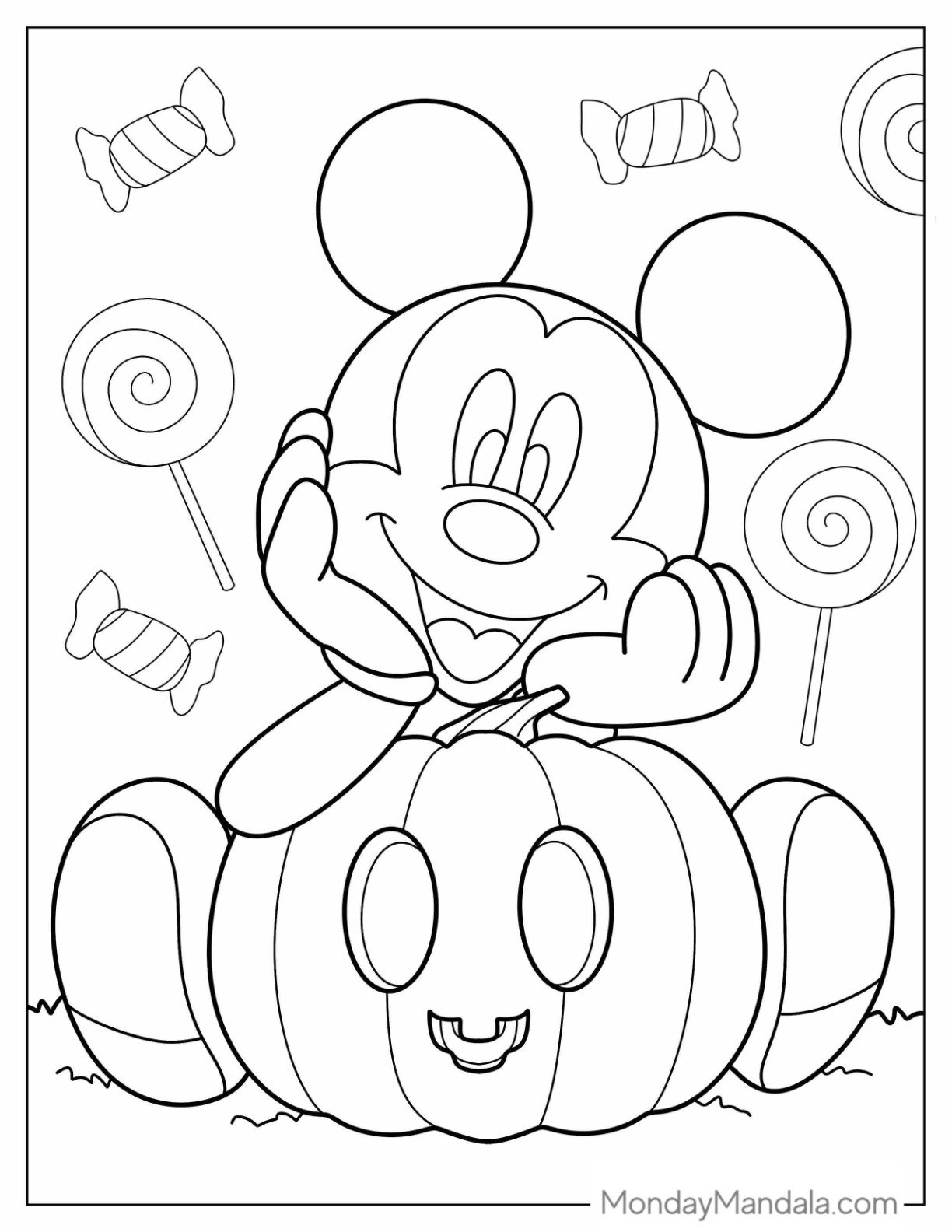 pumpkin coloring pages