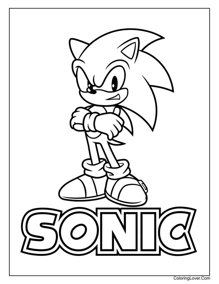 64 Sonic Coloring Pages Free Printables For All Ages 