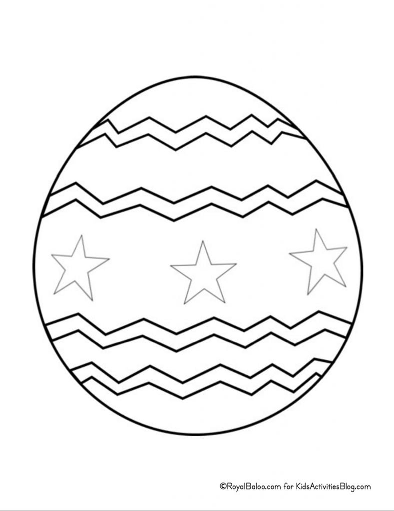 7 Free Easter Egg Coloring Pages Printable Templates Kids Activities Blog