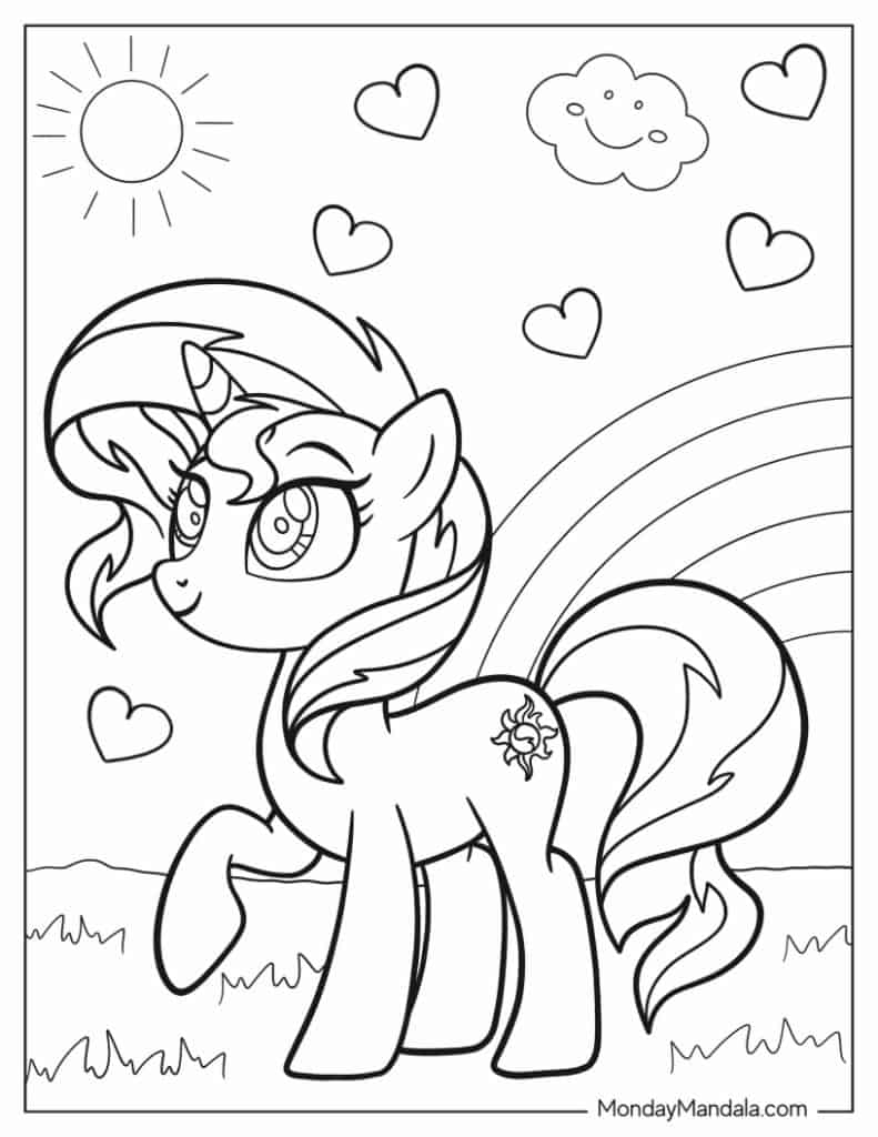 mlp coloring pages