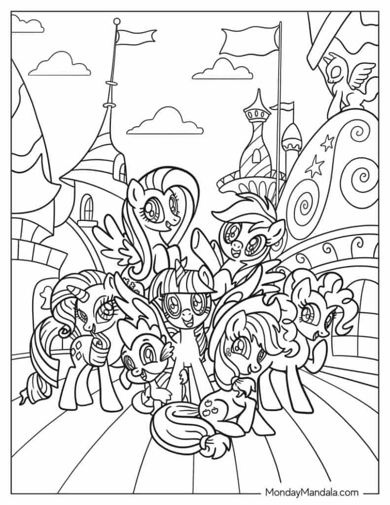 70 My Little Pony Coloring Pages Free PDF Printables 70 My Little Pony Coloring Pages Free PDF Printables