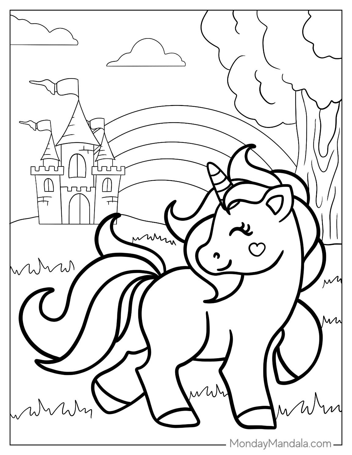 74 Unicorn Coloring Pages Free PDF Printables  74 Unicorn Coloring Pages Free PDF Printables