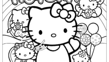 76 Hello Kitty Coloring Pages Free PDF To Print Woo Coloring
