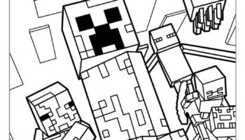 88 Minecraft Coloring Pages Free PDF Printables 