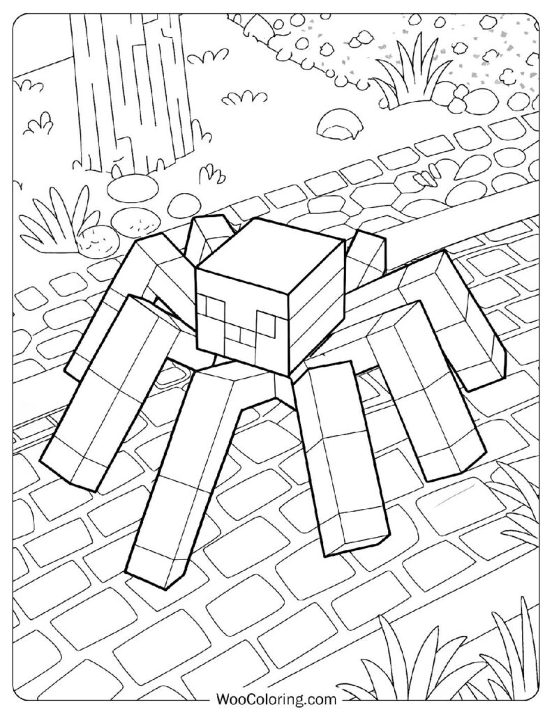 minecraft coloring pages