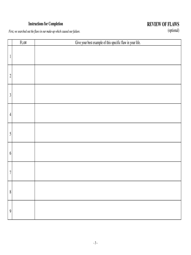 Aa 4th Step Worksheet Fill Out Sign Online DocHub