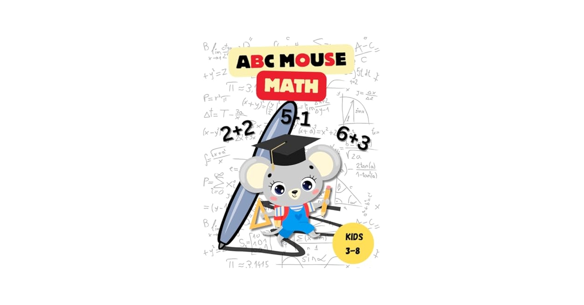 Abc Mouse Math Workbook Preschool Kindergarten Activity For Kids Ages 3 8 Coloring Majk 9798884412446 Amazon Books