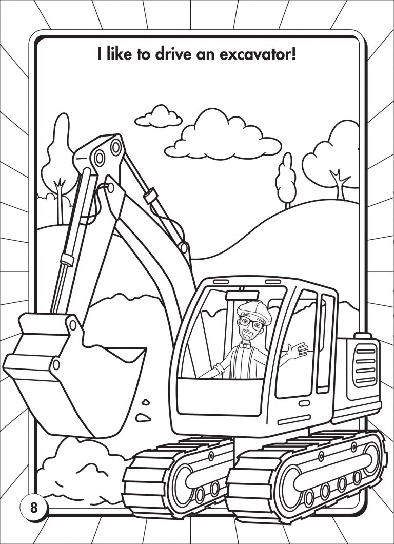 Activity Pages Blippi Studio Fun International