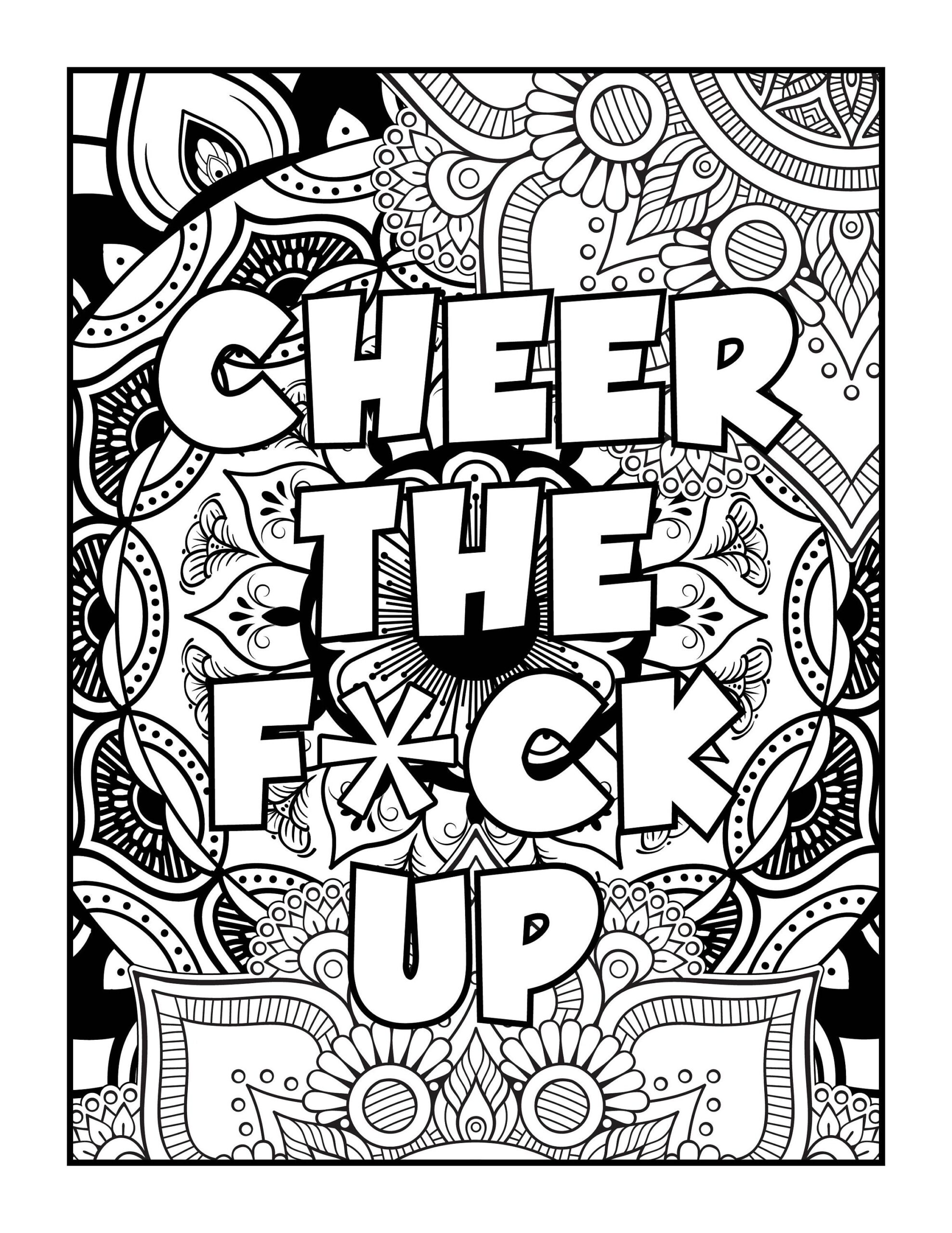 cuss word coloring pages