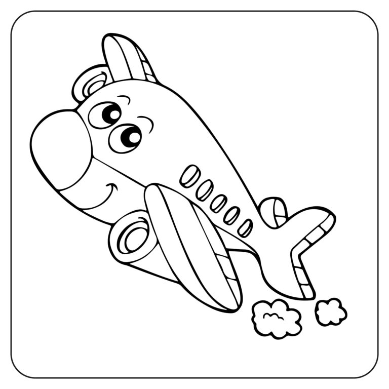 Airplane Coloring Pages Preschool Kindergarten First Grade Made By Teachers
