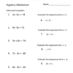 Algebra 2 Review Worksheet Worksheets Worksheets
