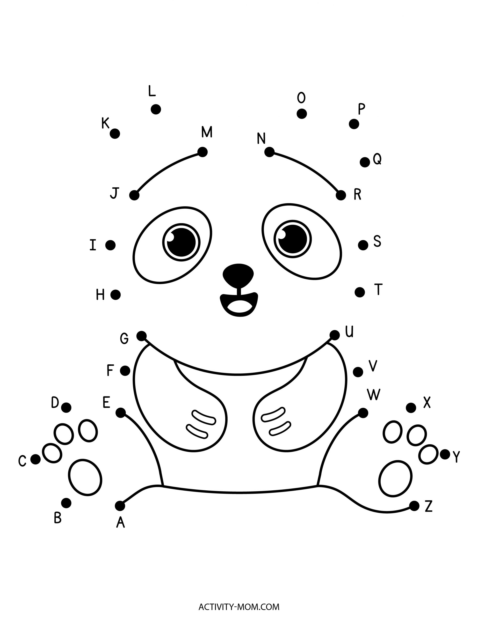 dot to dot worksheets