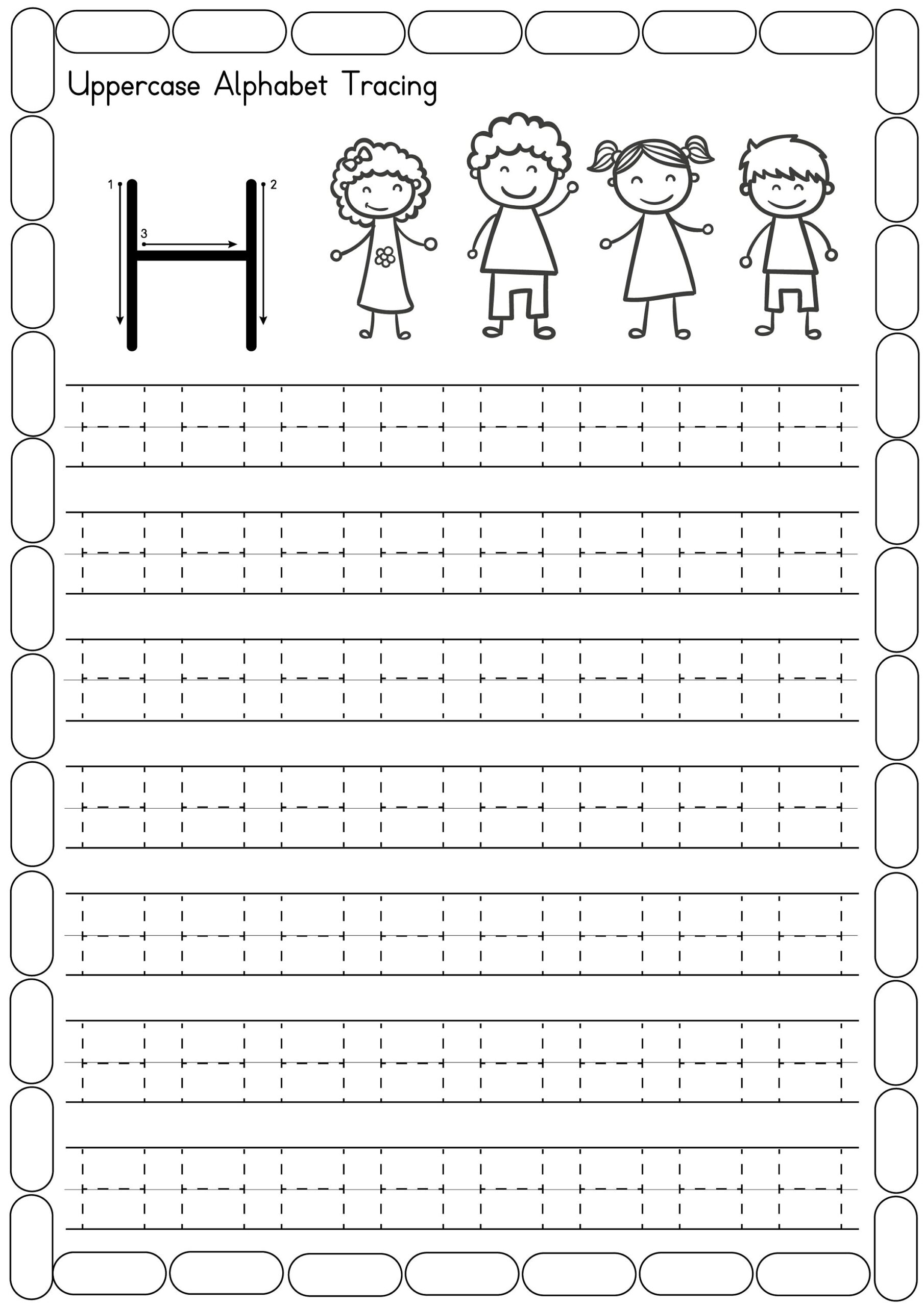 tracing alphabet worksheets