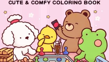 Amazon Cozy Friends Coloring Book For Adults And Teens Featuring Super Cute Animal Characters With Easy And Simple Designs For Relaxation 9798326332127 Wyo Coco Books