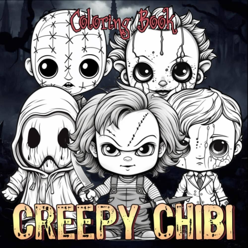 Amazon Creepy Cuteness Coloring Book Chibi And Scary Coloring Book With Horror For Teens Adults To Relax And Relieve Stress Kooky And Creepy Creatures To Color 9798394254055 Hall Richard Books