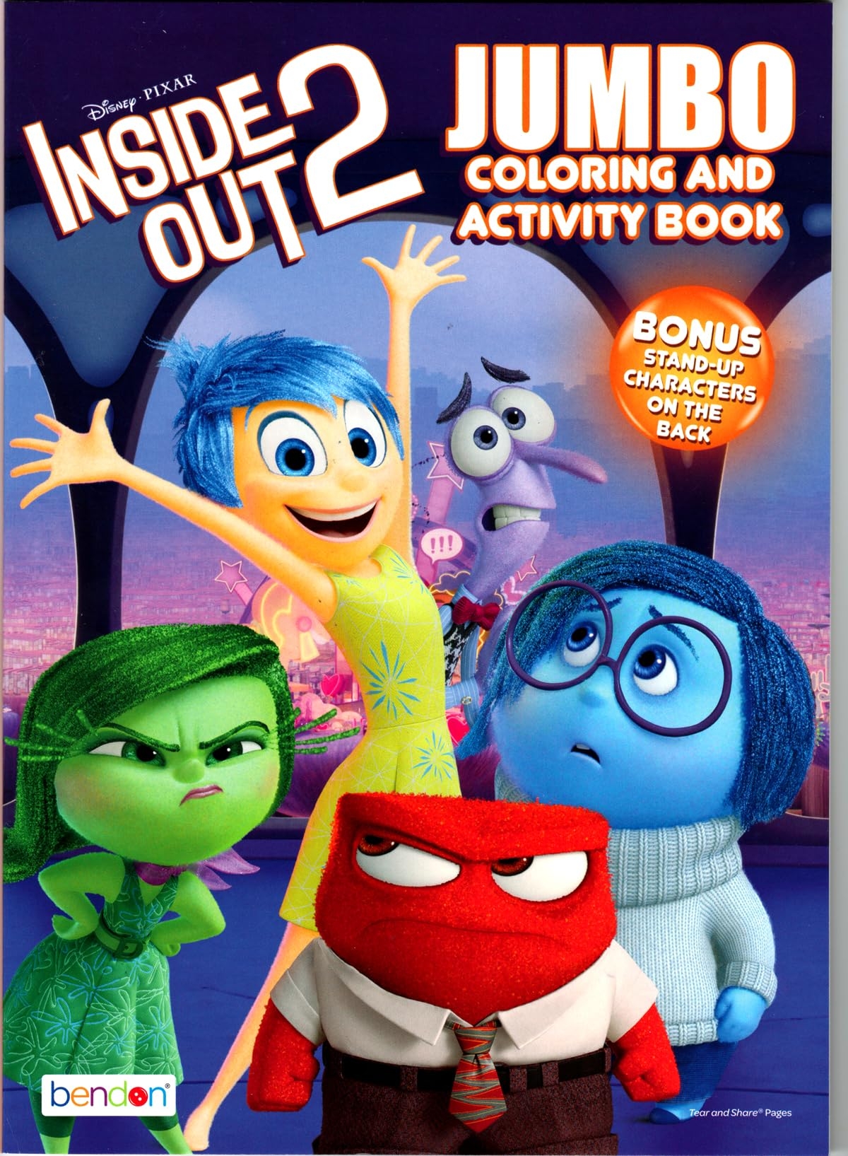 Amazon Disney Inside Out 2 Coloring And Activity Book Bundle With Imagine Ink Coloring Book Play Pack Stickers And More Toys Games