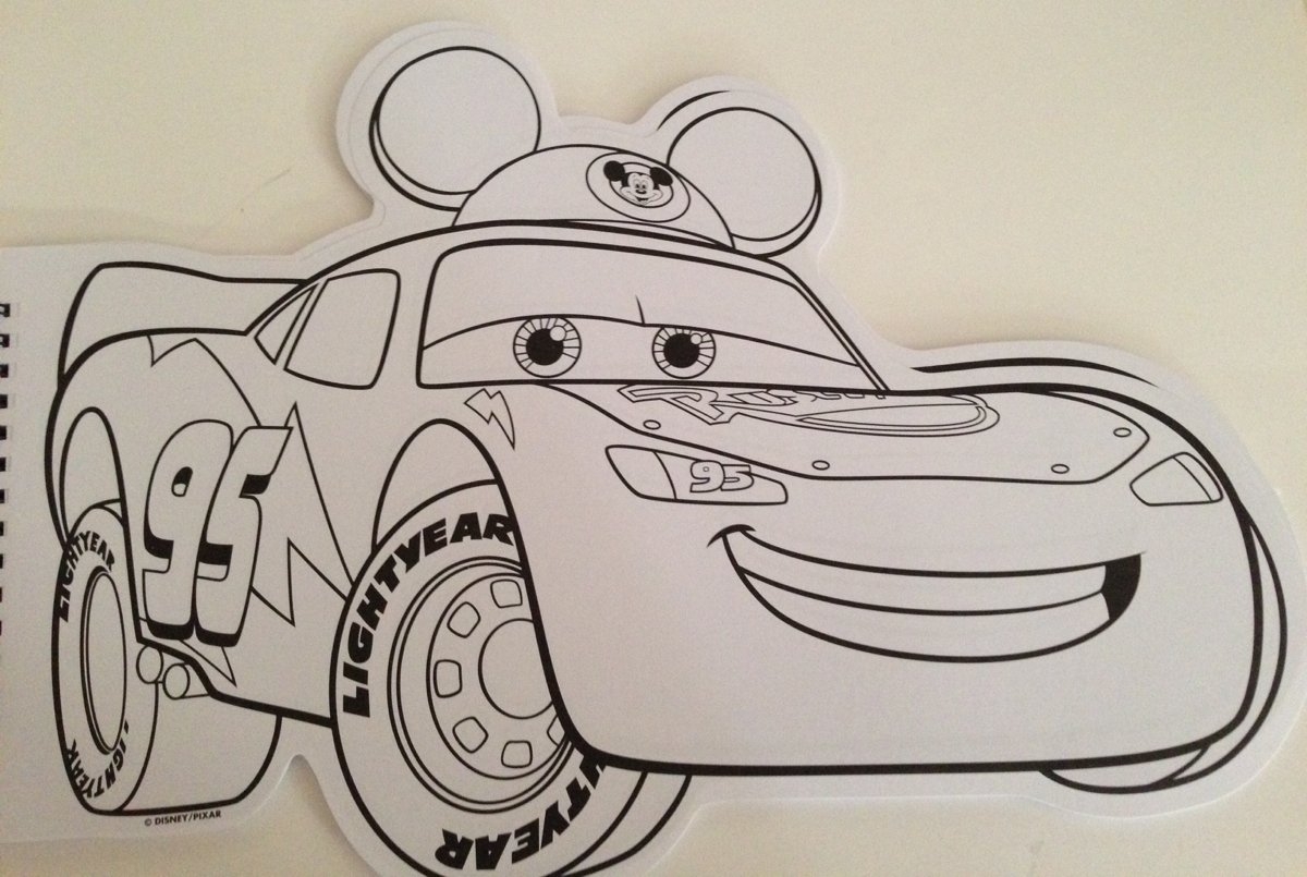 Amazon Disney Parks Cars Lightning McQueen Notepad And Coloring Book Office Products Amazon Disney Parks Cars Lightning McQueen Notepad And Coloring Book Office Products