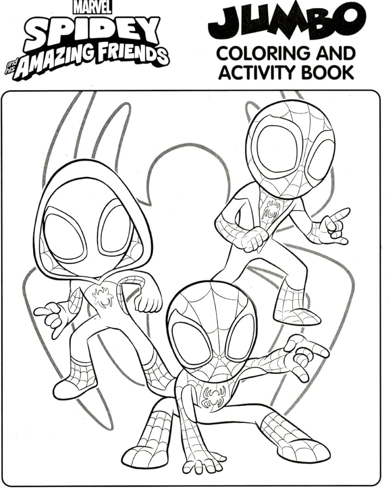 spidey and his amazing friends coloring pages