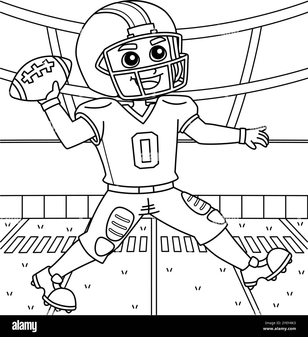 football coloring page football coloring page