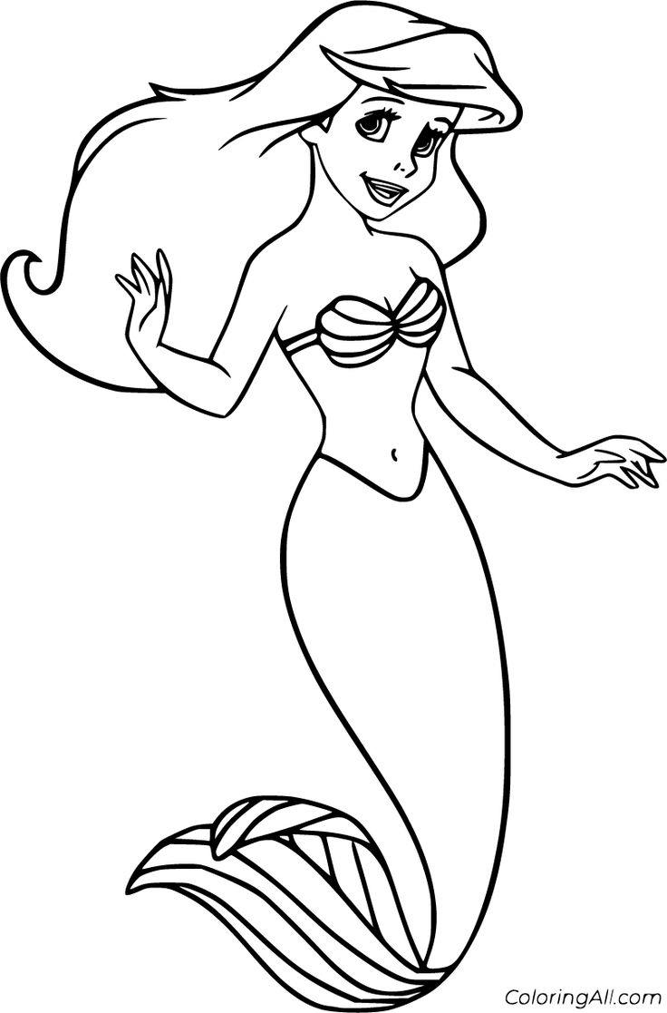 Ariel Coloring Pages Ariel Coloring Pages