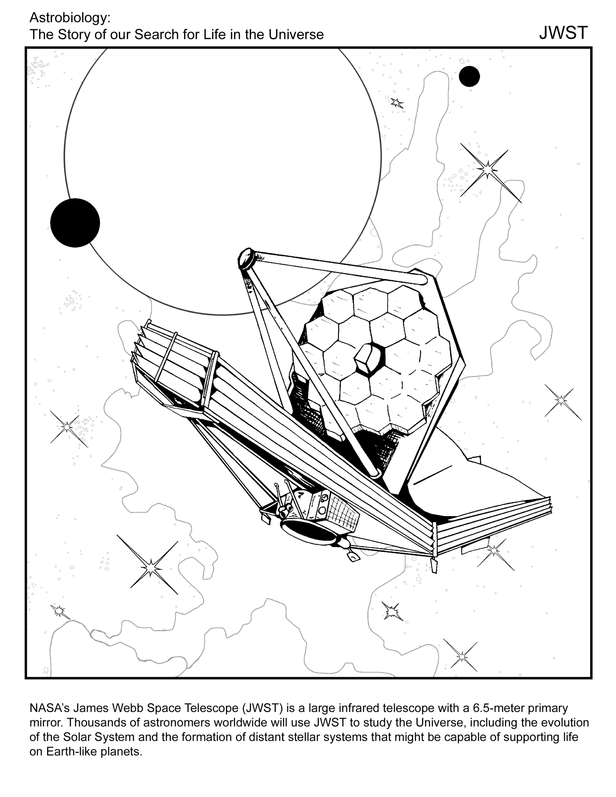 Astrobiology Coloring Pages NASA Science
