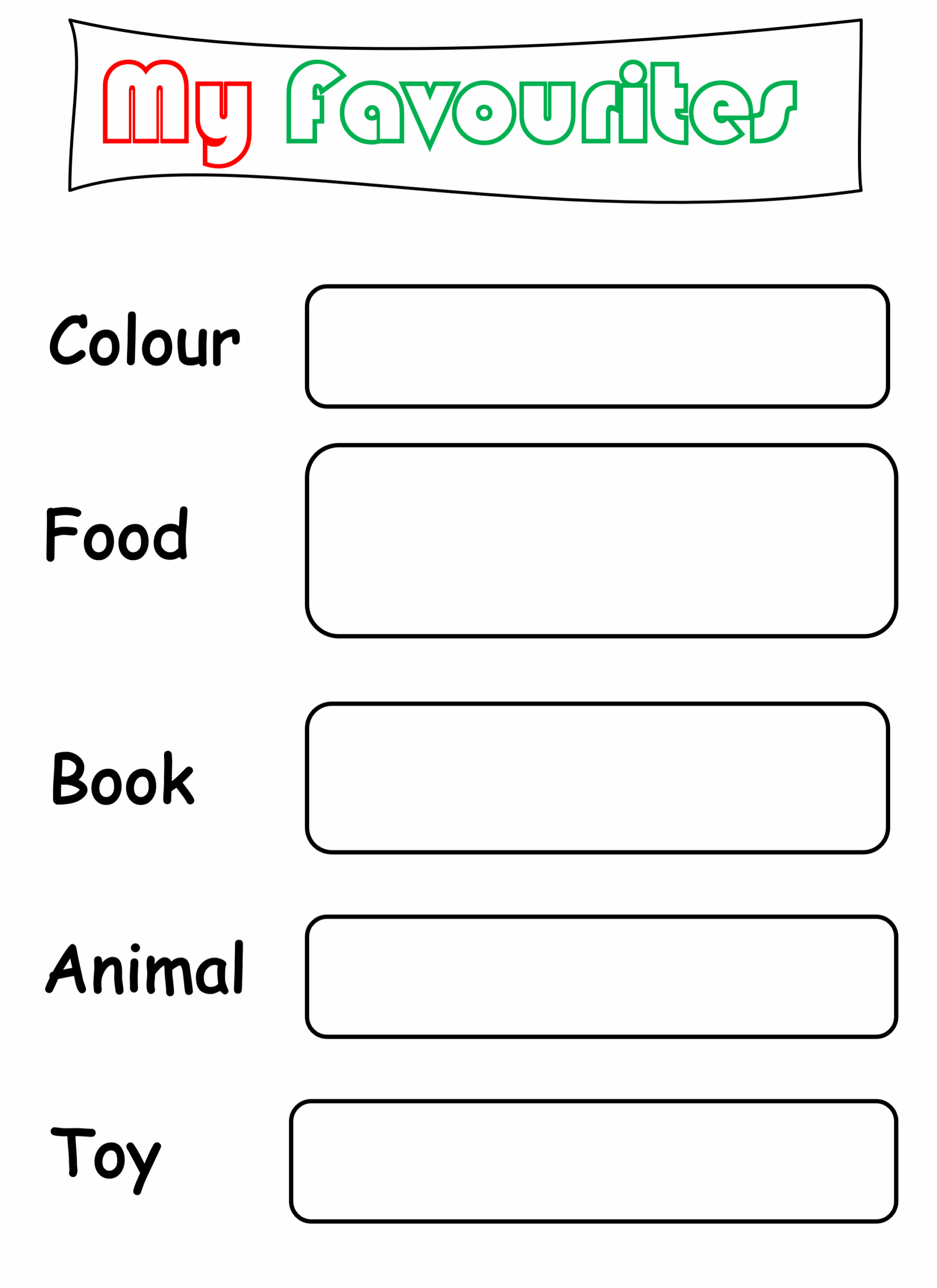 life skills worksheets