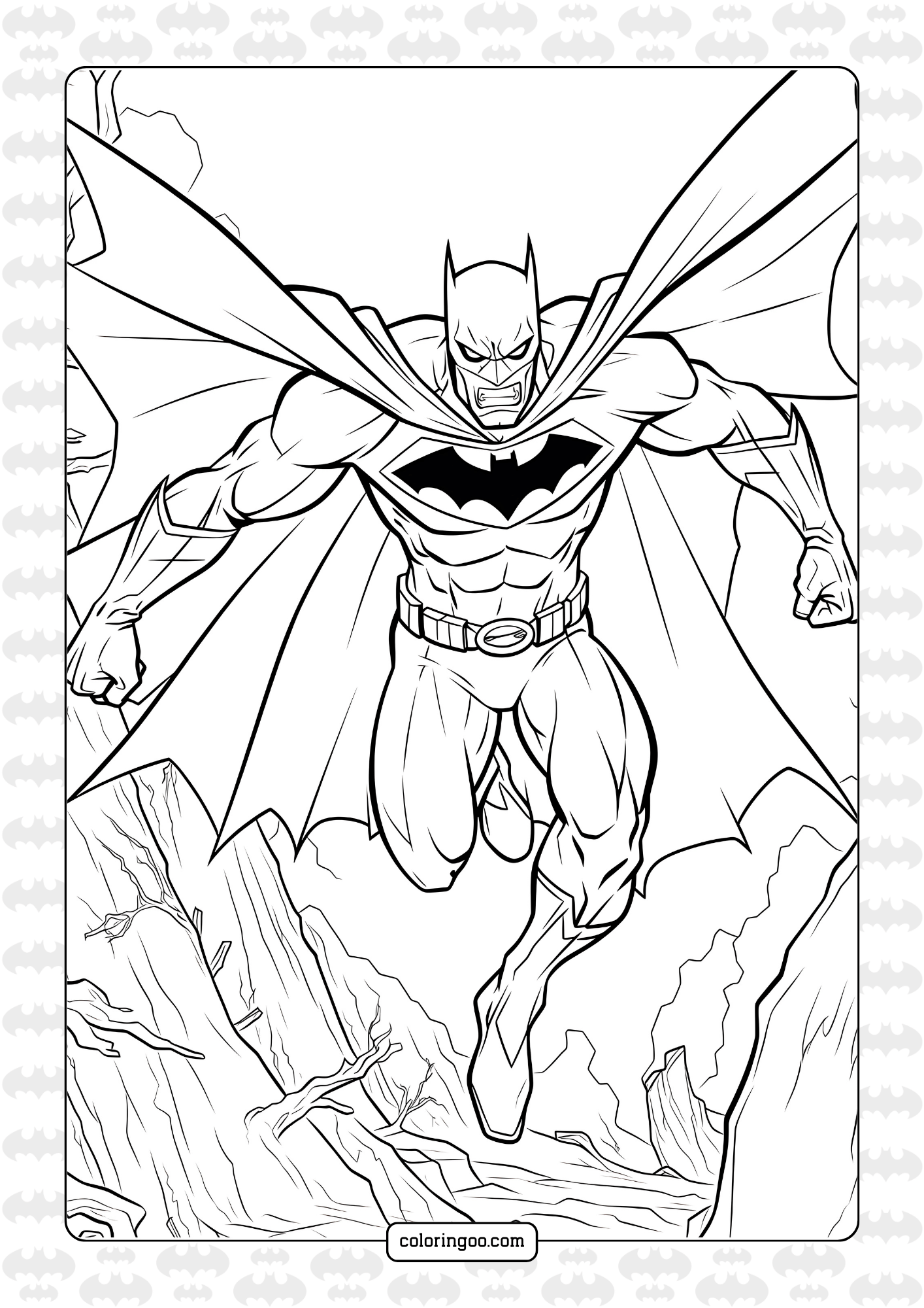 Batman Coloring Pages A World Of Creativity For All Ages Study Abroad