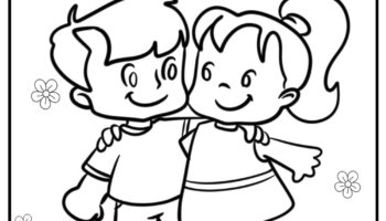 Best Friends Coloring Pages 30 Free PDF Printables For BFFs