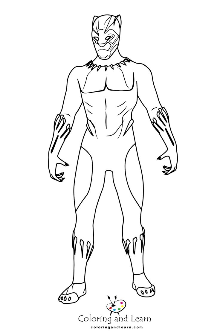 Black Panther Coloring Pages