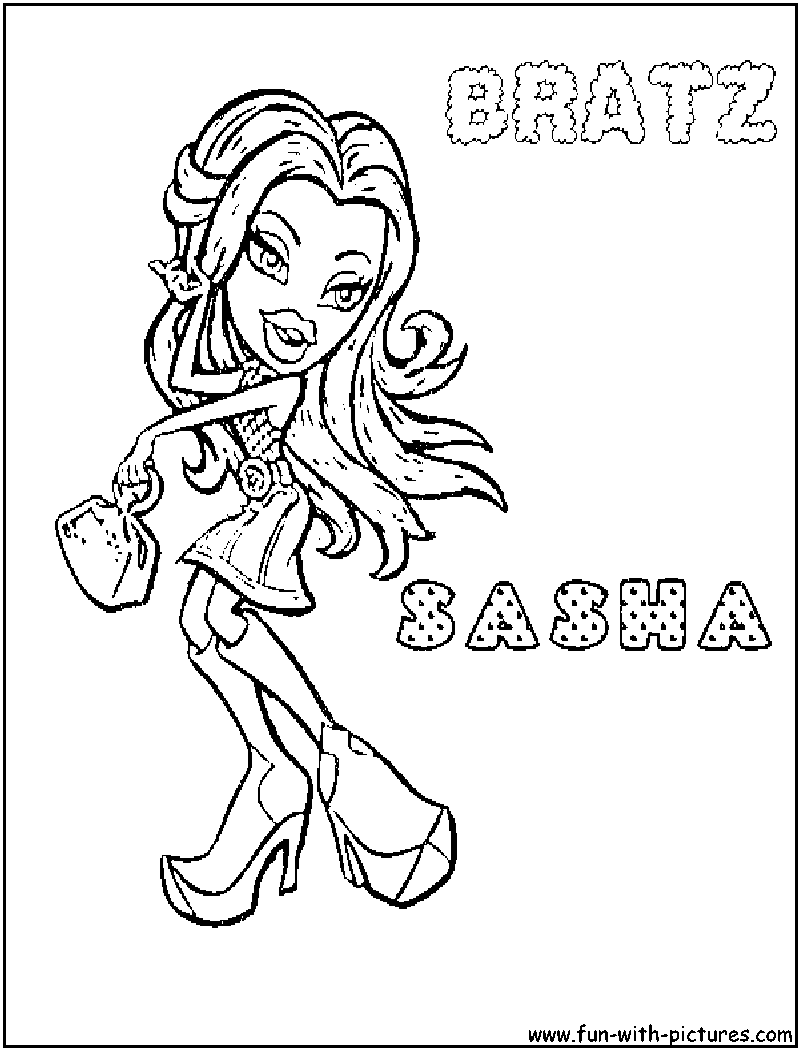 bratz coloring pages