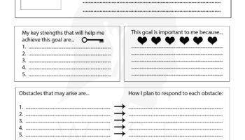 Break Through With 11 Stylish Goal Setting Worksheets PDF FREE 