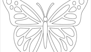 Butterfly Coloring Page Free Printable Sheets For Kids