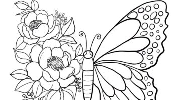 Butterfly Printable Coloring Sheet Coloring Pages Kids Coloring Pages Kids Summer Activity Butterfly Pictures Etsy