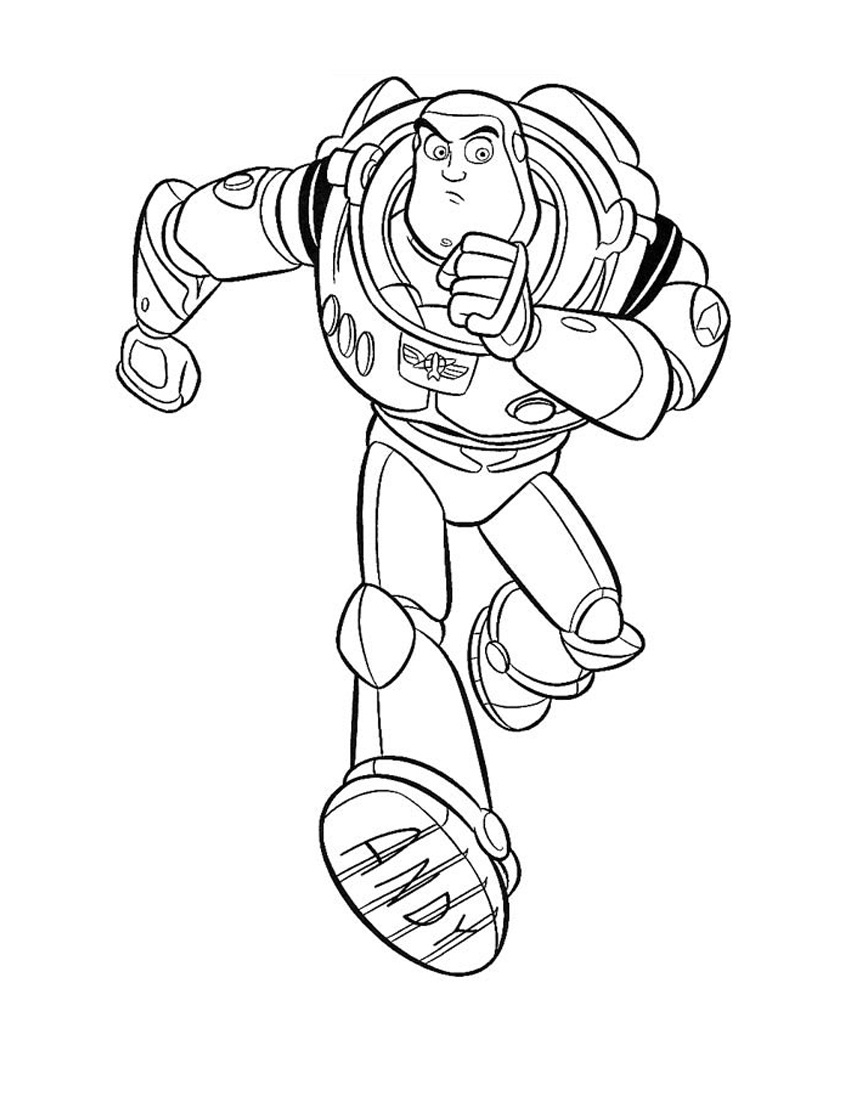 buzz lightyear coloring page