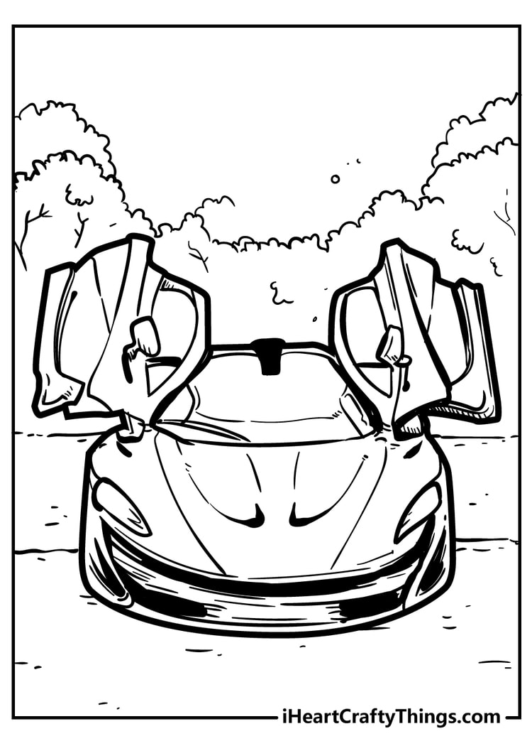 coloring pages cars