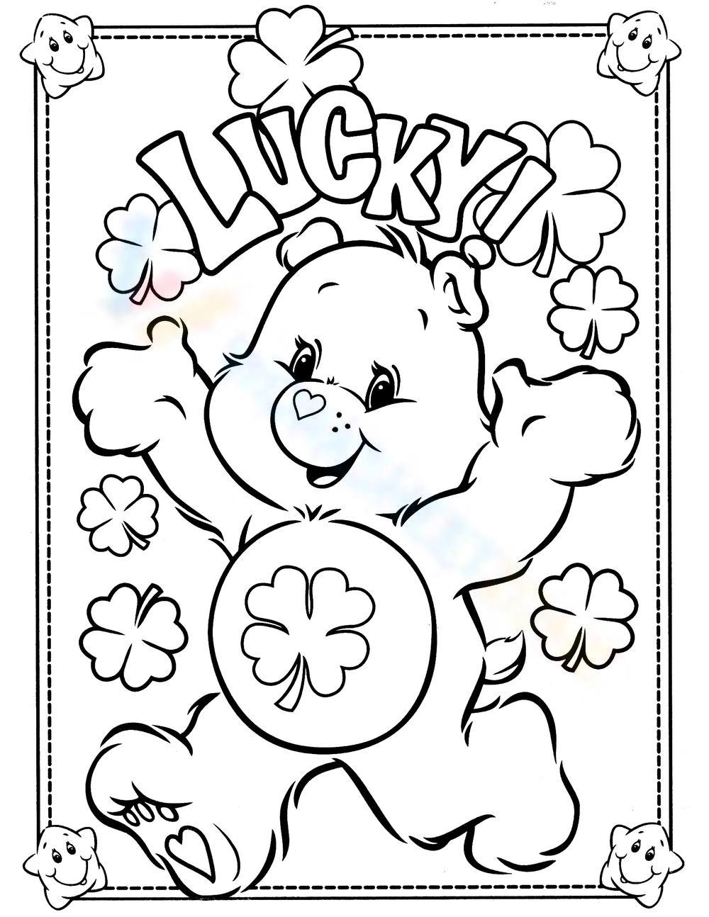 Care Bear Coloring Pages Worksheets 2025