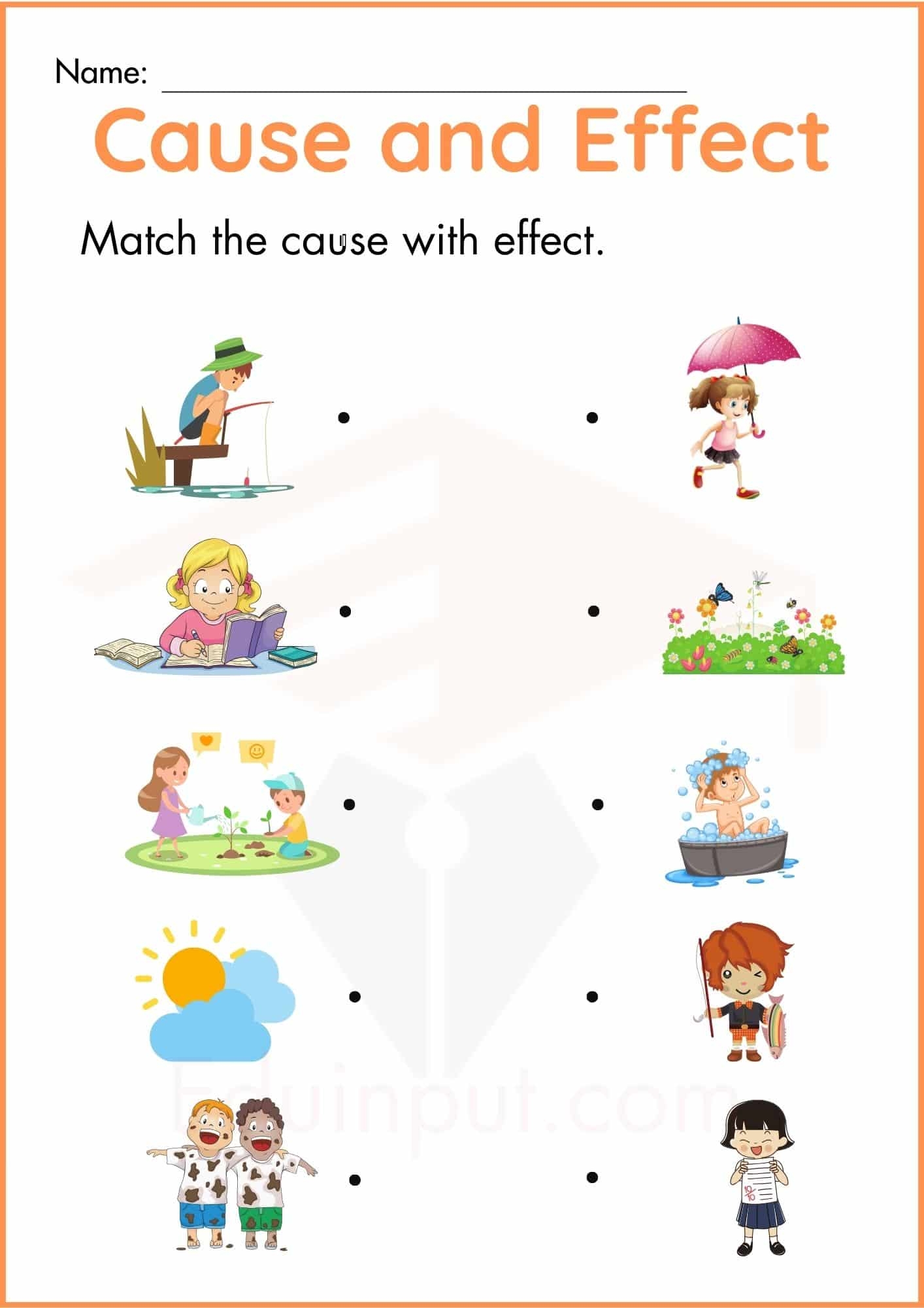 cause and effect worksheets