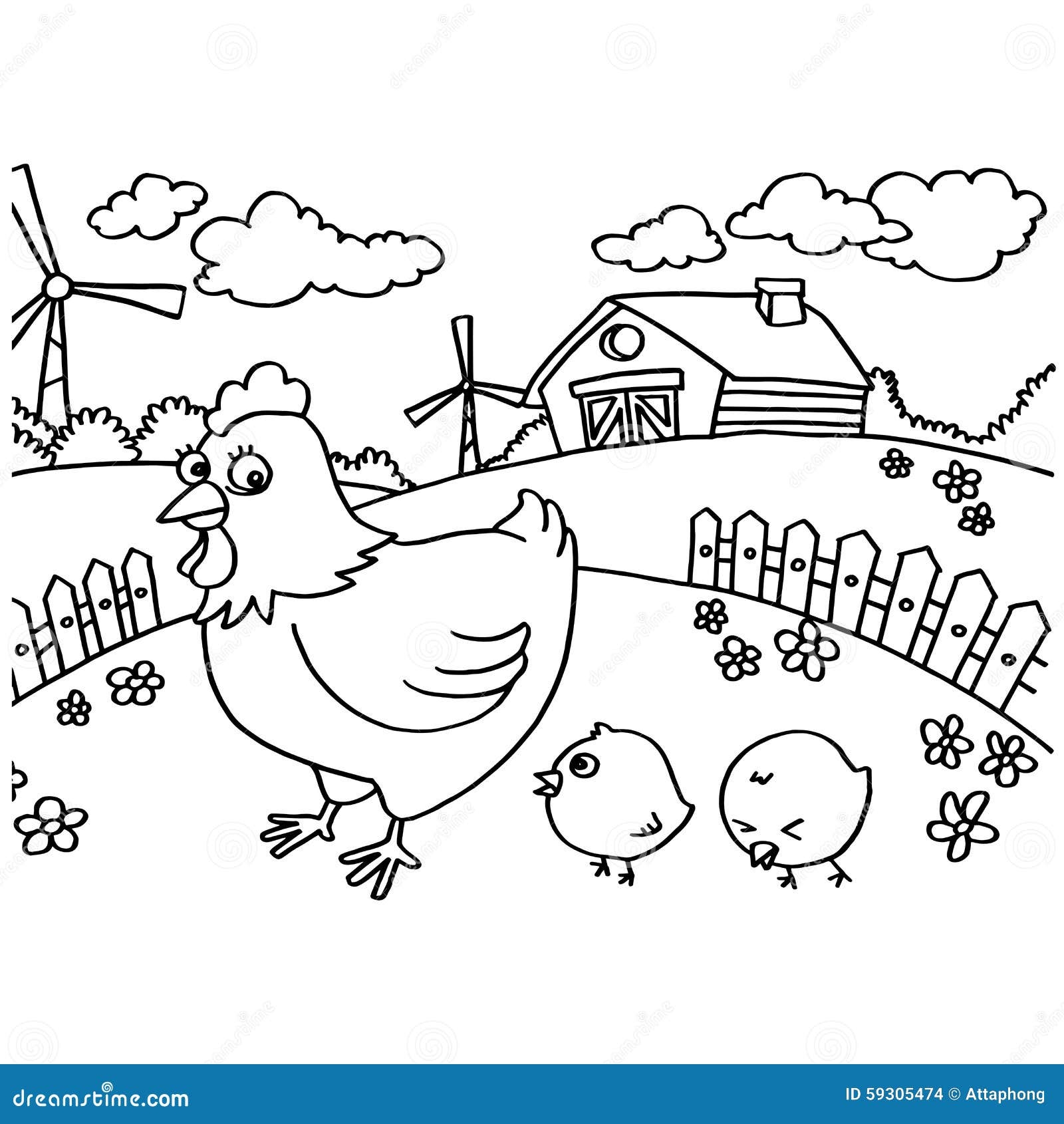 Chicken Coloring Pages Stock Illustrations 587 Chicken Coloring Pages Stock Illustrations Vectors Clipart Dreamstime