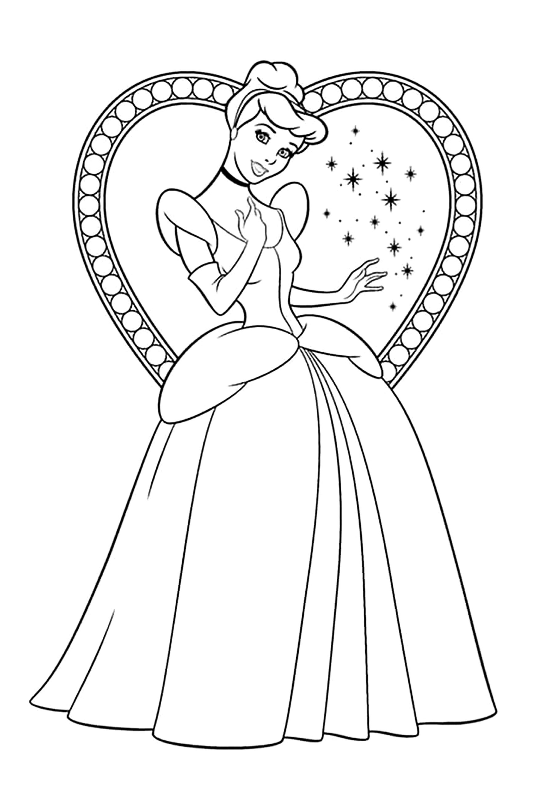 Cinderella Simple Coloring Page Cinderella Coloring Pages Cinderella Simple Coloring Page Cinderella Coloring Pages