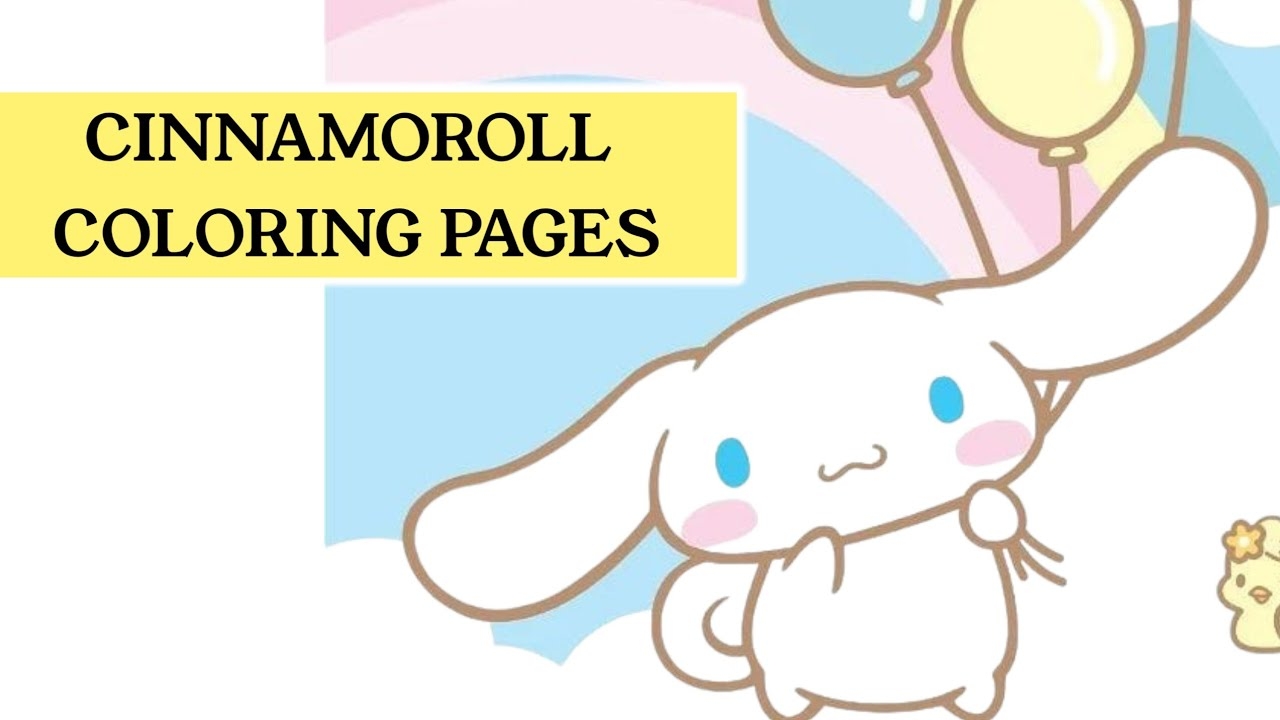 CINNAMOROLL COLORING PAGES How To Draw CINNAMOROLL My MELODY CINNAMOROLL KUROMI YouTube