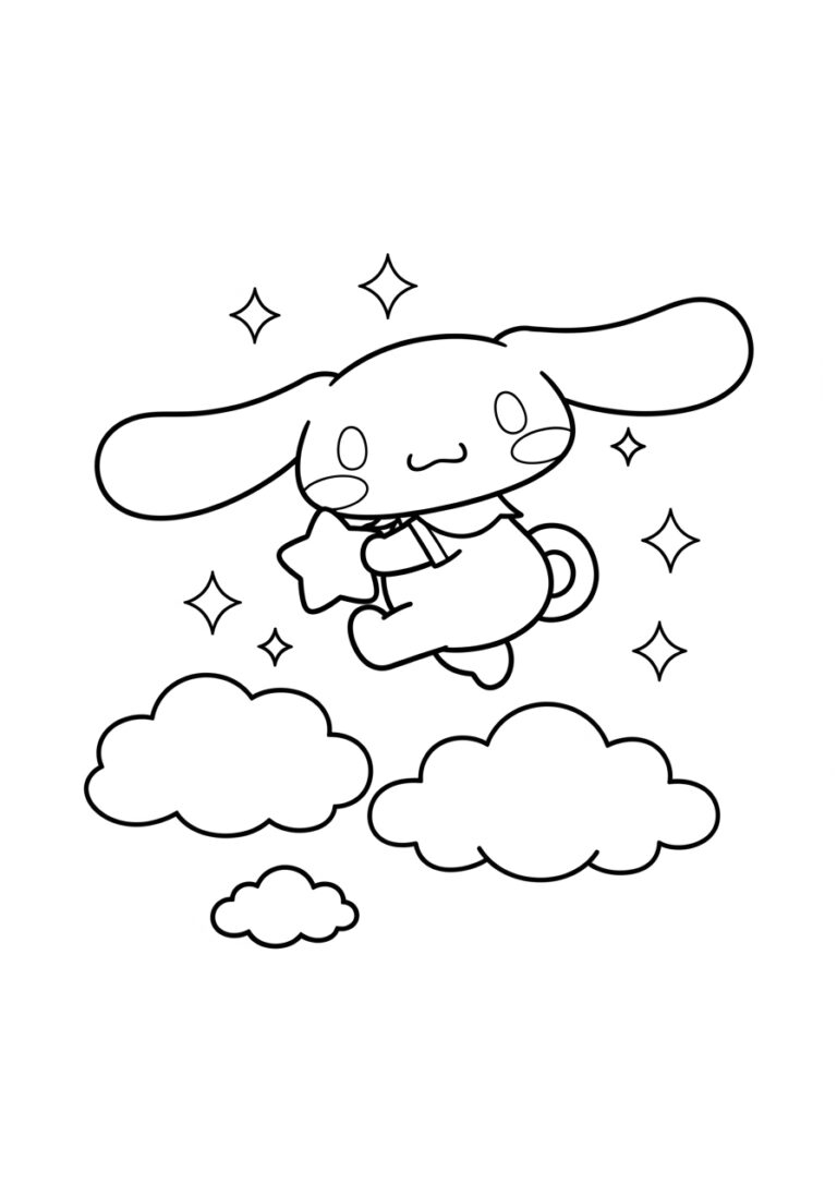 Cinnamoroll Sanrio Coloring Pages Free Printables