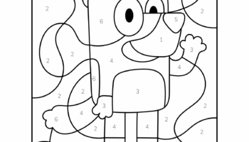 Color By Number Coloring Pages 50 Free Printable PDFs 