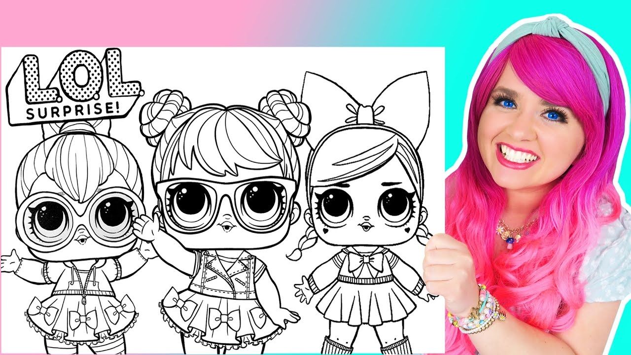 Coloring L O L Surprise Dolls Cosplay Club Coloring Pages Fanime Bon Bon Neon Q T YouTube Coloring L O L Surprise Dolls Cosplay Club Coloring Pages Fanime Bon Bon Neon Q T YouTube