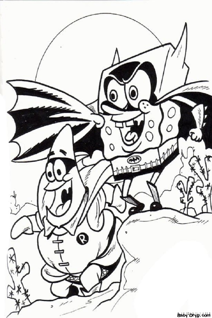 spongebob coloring pages
