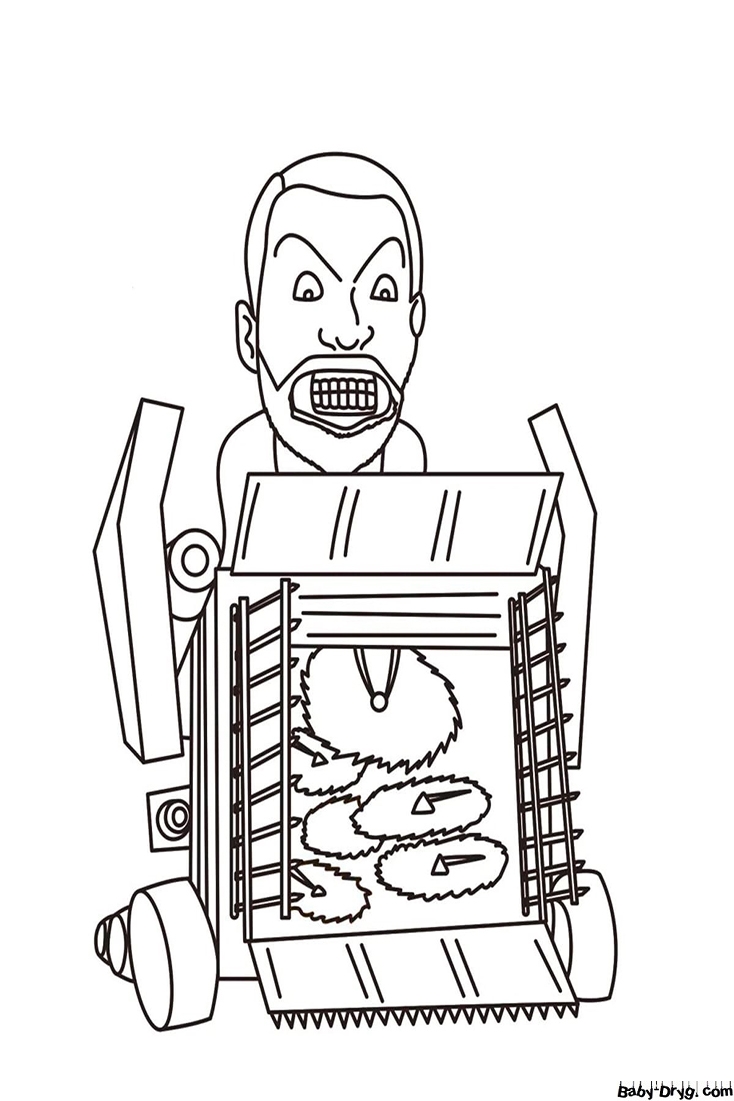 skibidi toilet coloring pages
