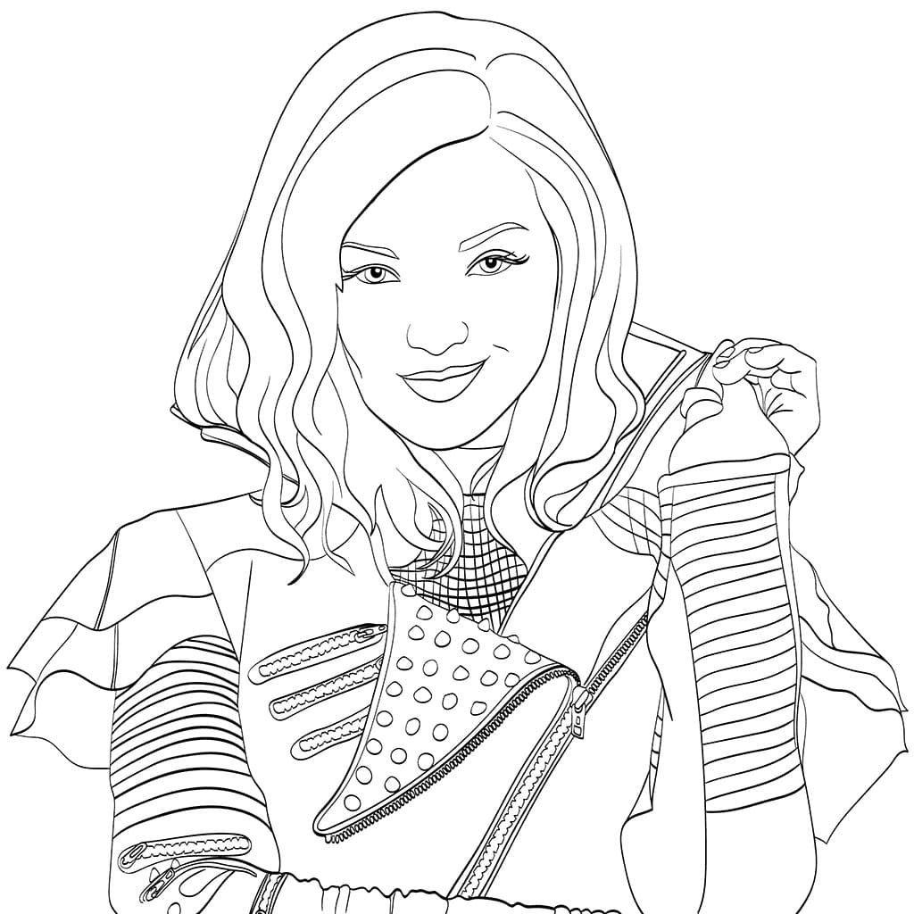 Coloring Pages Descendants Disney Characters Print For Free Adult Coloring Pages Halaman Mewarnai Buku Mewarna